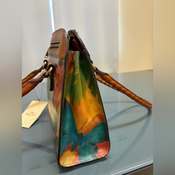 Patricia Nash Calvi Watercolor Butterfly Satchel - Picture 14 of 14